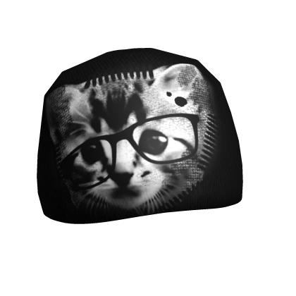 Grunge Emo Cat Beanie