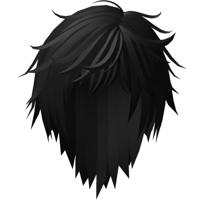 Black Long Goth Vkei Emo Hair Roblox item