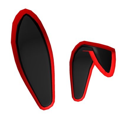 Cartoony Red Bunny Ears