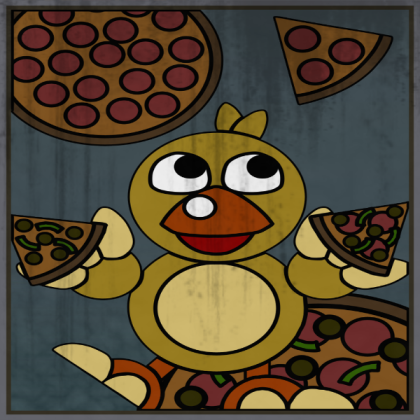 FNaF 3 Chica Poster Roblox decal
