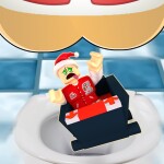 Cart Ride Into Santa