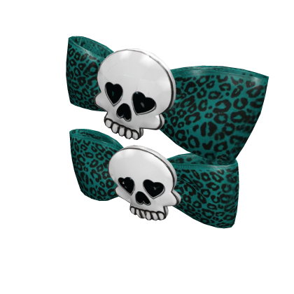 Green Y2k Bows Roblox item