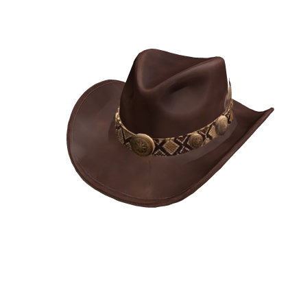 Snakeskin Concho Western Cowboy Hat