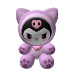 Kuromi plush backpack