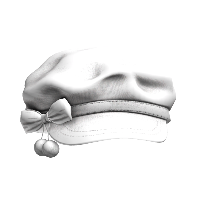 Cute Soft Fluffy Beret Cap (White)