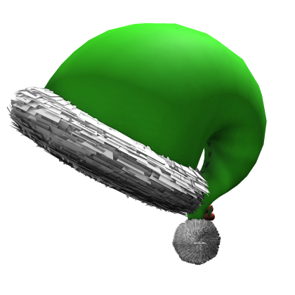 green christmas hat