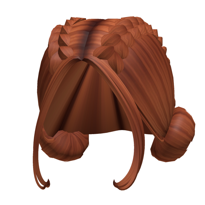 -',ৎ Preppy Braids to Low Buns in Ginger