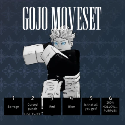 Gojo moveset
