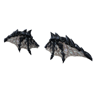 [PBR] White Obsidian Molten Lava Wings Addon Roblox item