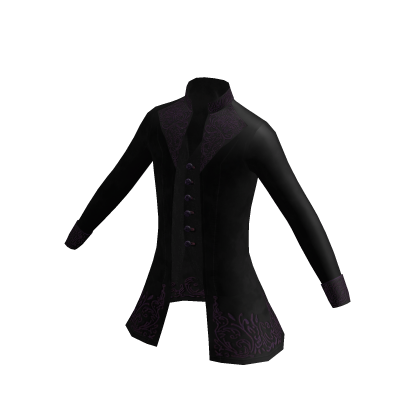 Regal Victorian blazer [Black/Purple]