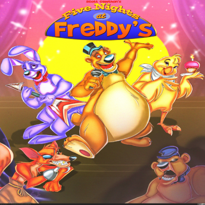 Five Nights at Freddy's cartoon poster Roblox decal