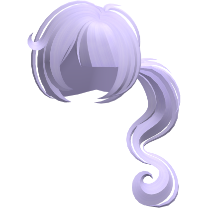 dolly moe long swirly ponytail purple