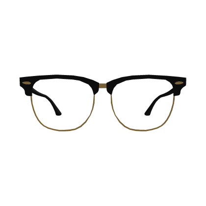 [DELRADO®] Kensington Glasses | Black & Gold Roblox item