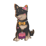Birthday Shiba Friend