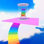 RAINBOW STAIRS for a MAGIC CARPET!