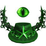 ⏳ANIMATED | Green Fedora + Toxic Horns + Crown