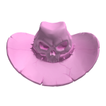 Pink Skeleton Outlaw Hat