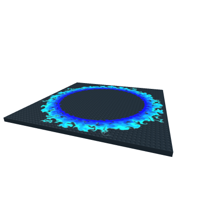 Blue fire ring