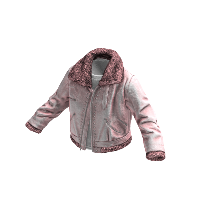 Pink Vintage Bomber Jacket