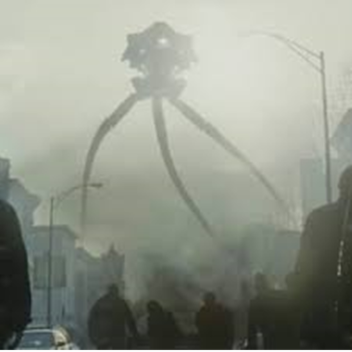 POV: There is a Tripod walking outside your house