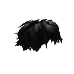 Charcoal Messy Boy Hair