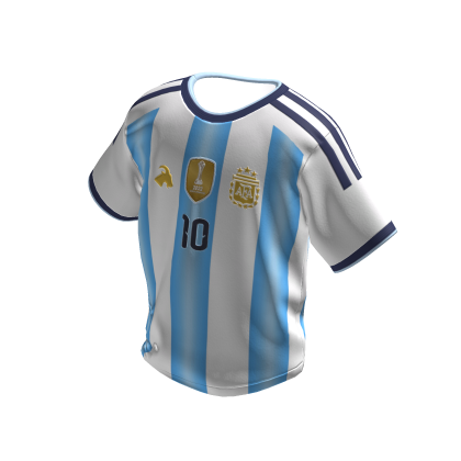 Messi 10 Argentina 2026 Home Football T-Shirt thumbnail