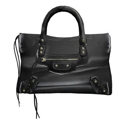 バッグ y2k 00s Balenciaga The Giant Hand Bag BALENCIAGA Doctor Bag Vintage 2000's | 2006 Black Patent