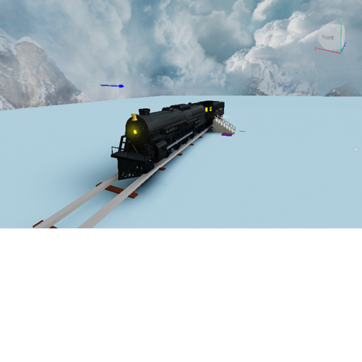 Polar Express Lake Scene