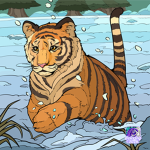 Tigers of the snow