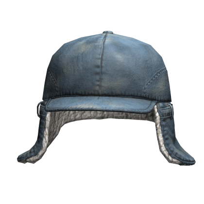 Blue Denim Trapper Hat Roblox item