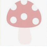 Little pink mushrooms