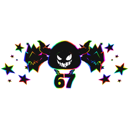 Cartoony Rainbow Dragons 67 Stars Horn Hood Combo Roblox item