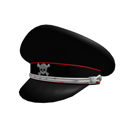German Tanker Commander Visor Cap Devil's Black