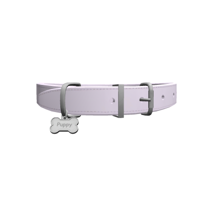 Cute pink puppy choker Roblox item