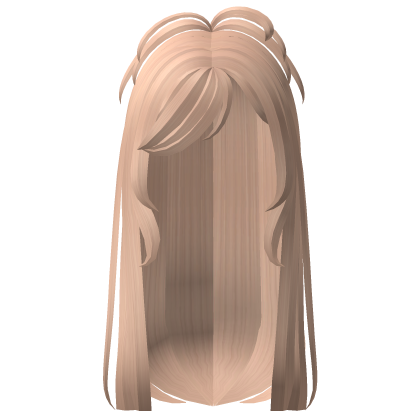 long curly blonde hair ♡ Roblox item