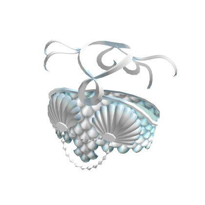 Blue Candy Floss Betta Mermaid Top