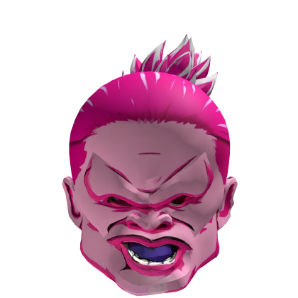 Pink Orc Troll Demon Mohawk Punk Head Meme Roblox item