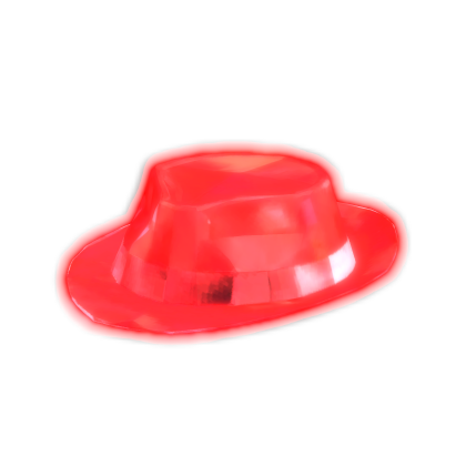 Glowing Red Sparkle Time Fedora (EMISSIVE) Roblox item