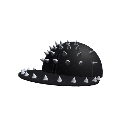 Black Spiked Snapback