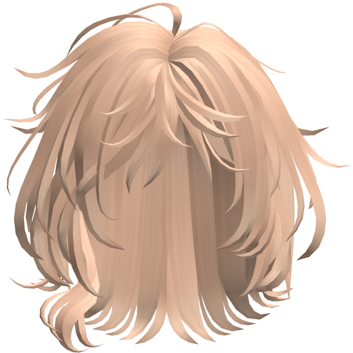 Soft Wavy Shag Hair - Peach Blonde