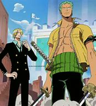 SANJI AND ZORO