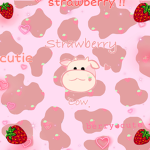 my strawberry cows yay