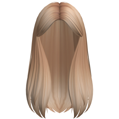 Straight Long Preppy Hair (Sandy Blonde) Roblox item