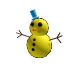 Sponge Snowman