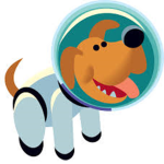 the space dog house!