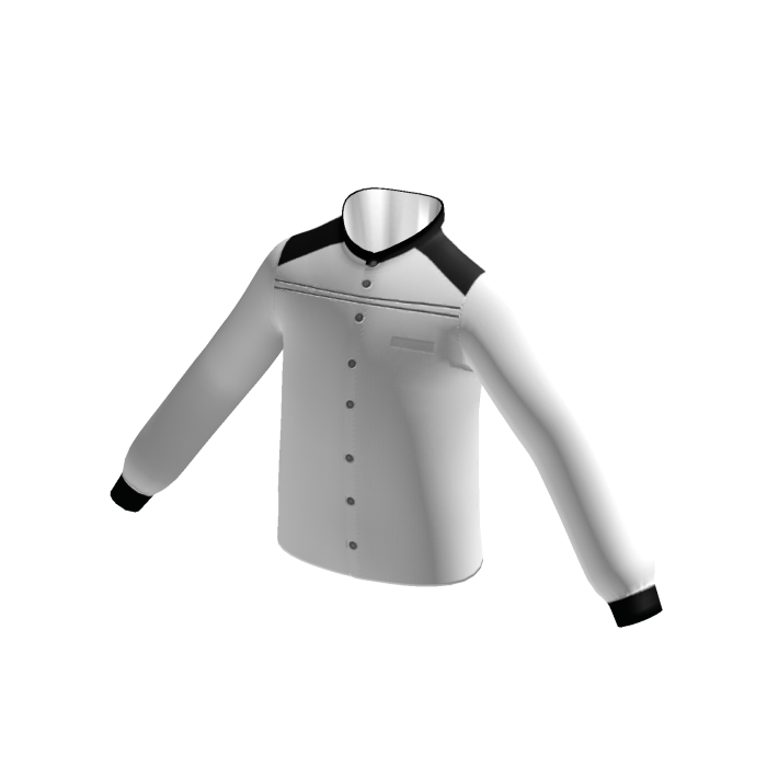 Baju Muslim Motif 5 White (Islamic Shirt)
