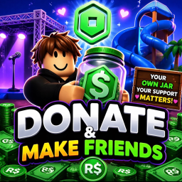 donate and make friends