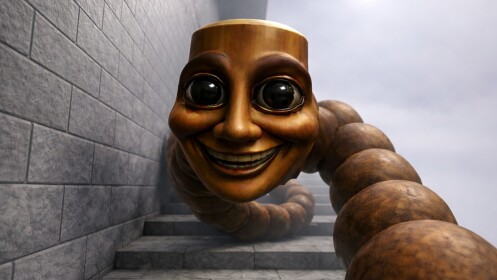 Climb Scary Brainrot Tower