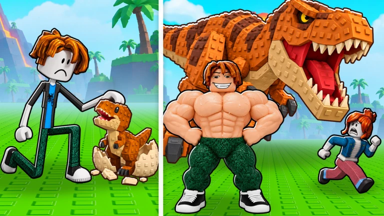 +1 Muscle vs Dinos thumbnail