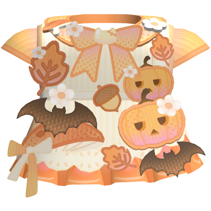 orange pumpkin cutesy fall witch dress 🍁🎃 Roblox item